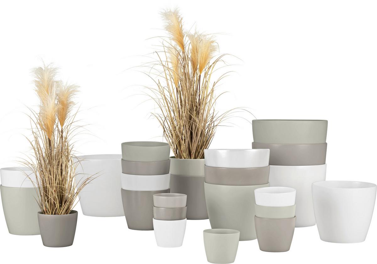 Mască pentru ghiveci LUISA -BASED - alb/negru, Modern, ceramică (12/10cm) - Best Price