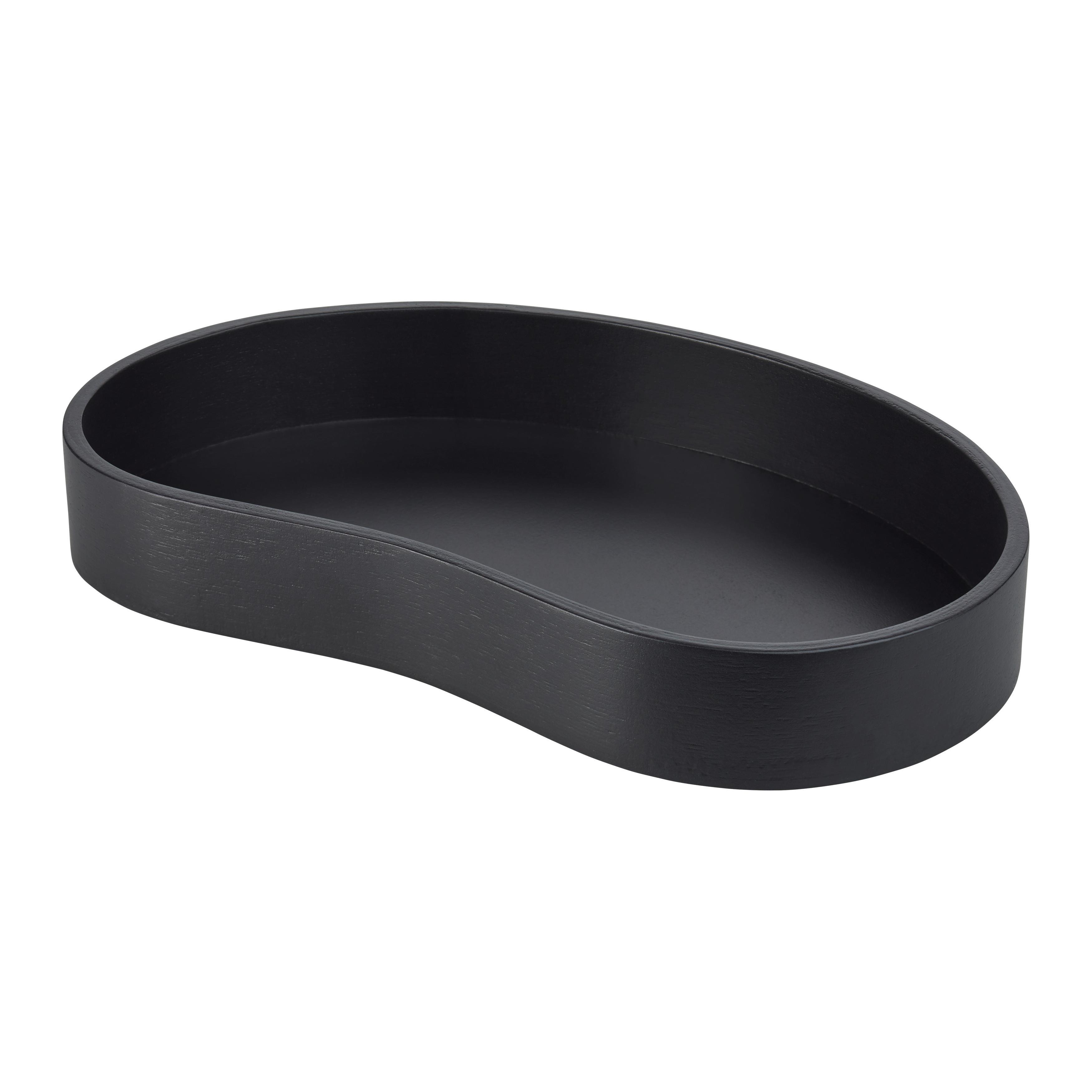 Okrasni Pladenj Fiona - črna, Basics, les (36/22,5/4cm) - Modern Living