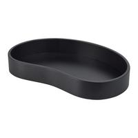 Dekoblatt Fiona in Schwarz - Schwarz, Basics, Holz (36/22,5/4cm) - Modern Living