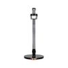 LED-SKRIVBORDSLAMPA RINK - aluminiumfärg/svart, Modern, metall/plast (37/20/40-70cm) - Mömax