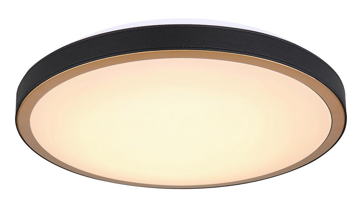 Stropna Led-svetilka Sammi, S Sijalko - črna/bela, Basics, kovina/umetna masa (42/9,5cm) - Globo