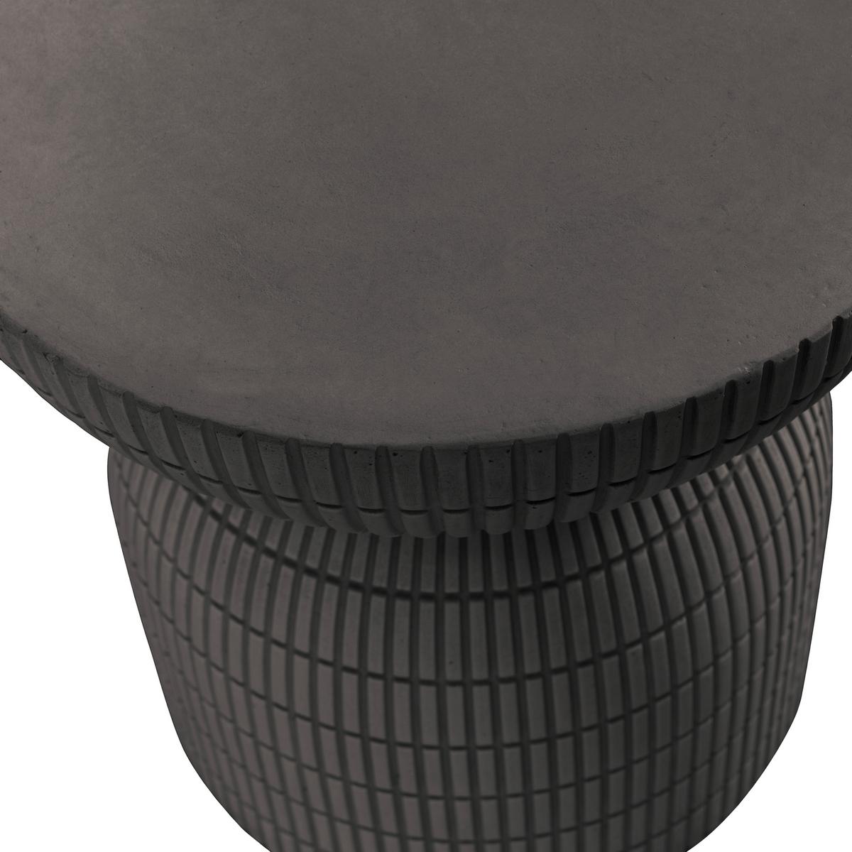 Couchtisch Samson Dunkelbraun D: 37 cm - Dunkelbraun/Braun, Design, Kunststoff (37/37/44cm) - Livetastic