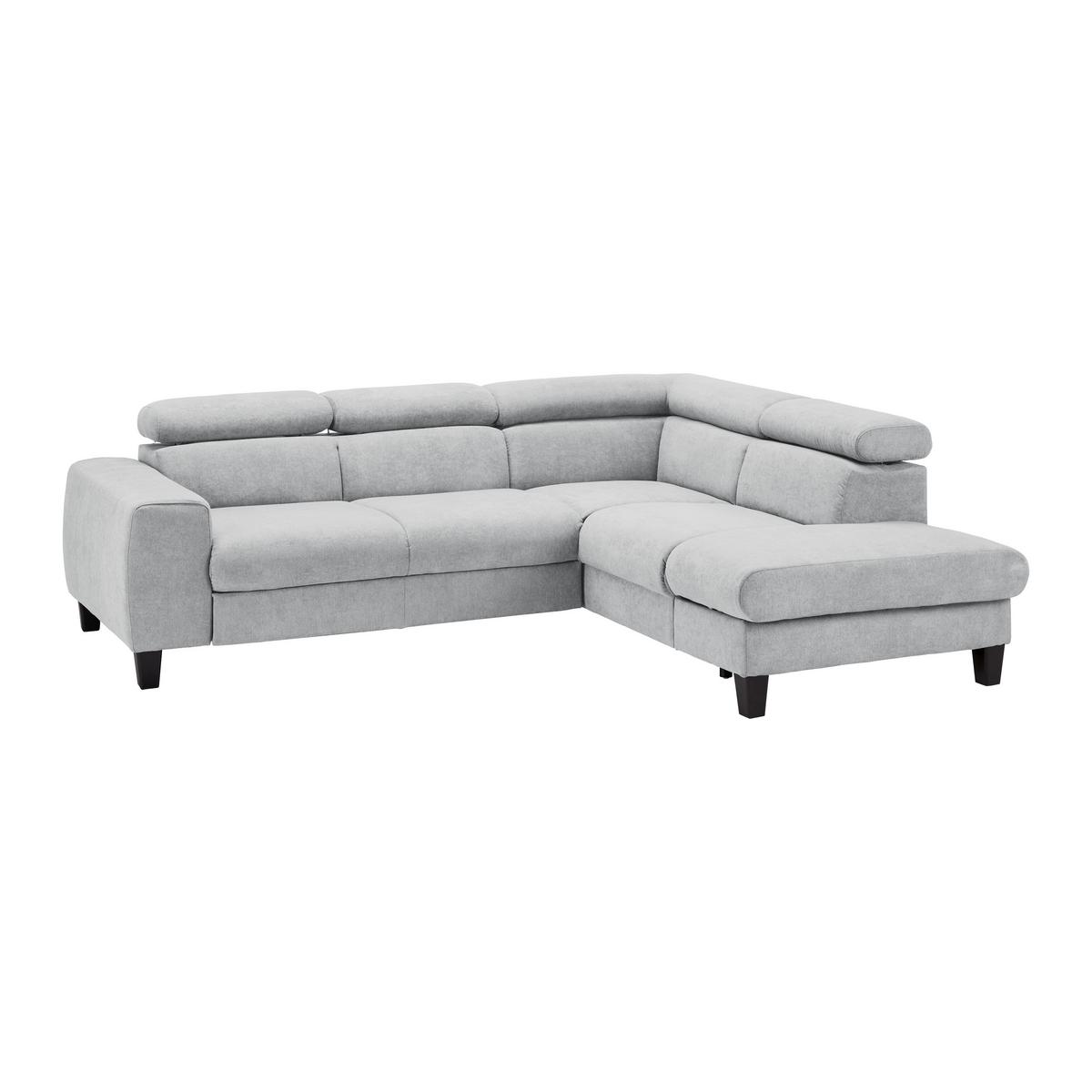 COLțAR MALIBU - gri deschis, Modern, textil (249/88/207cm) - Bessagi Home