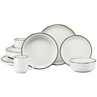 Kombiservice 24790 Nordic Festive Creme - Goldfarben/Creme, Basics, Keramik - Creatable
