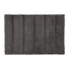 Badematte Stripe in Anthrazit ca. 60x90cm - Anthrazit, MODERN, Textil (60/90cm) - Modern Living