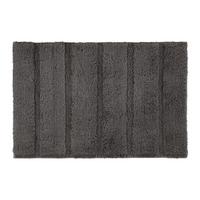 Badematte Stripe in Anthrazit ca. 60x90cm - Anthrazit, MODERN, Textil (60/90cm) - Modern Living