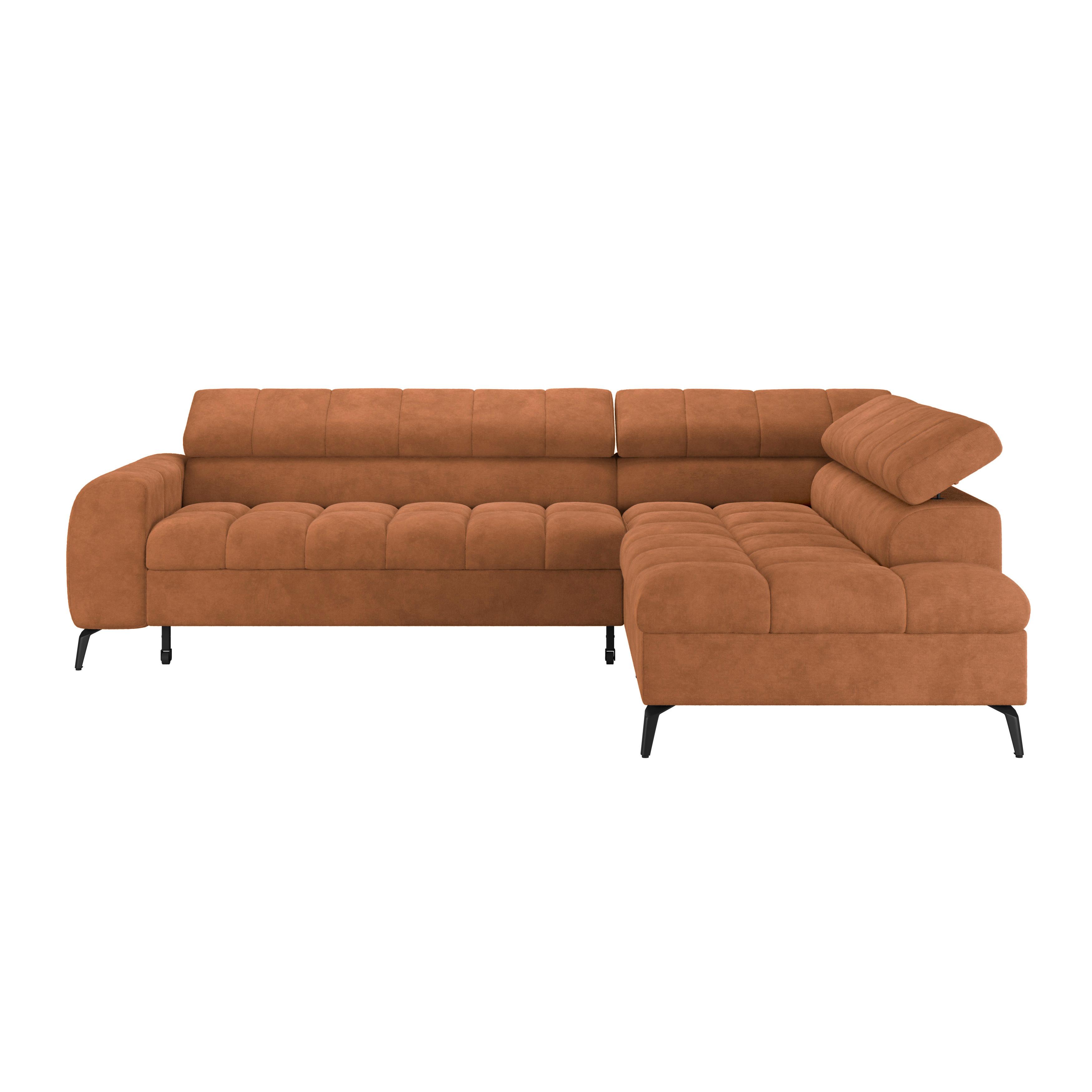 Coltar VOLF - negru/ruginiu, Trend, plastic/textil (261/203cm) - Modern Living