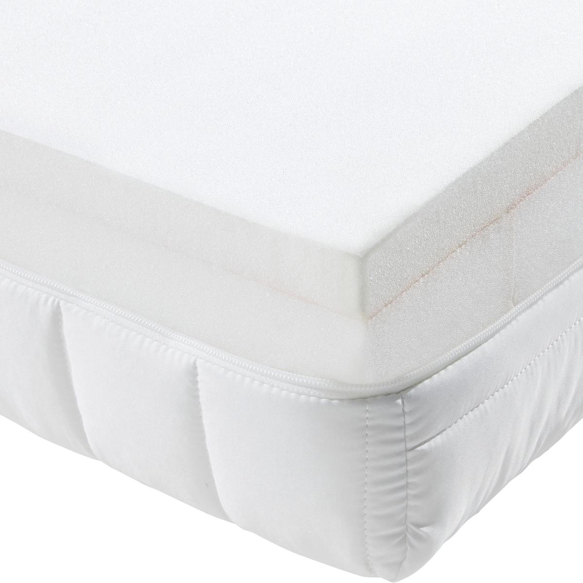 Taschenfederkernmatratze Memory Elastic ca. 90x200 cm - Weiss, Modern (90/200cm)