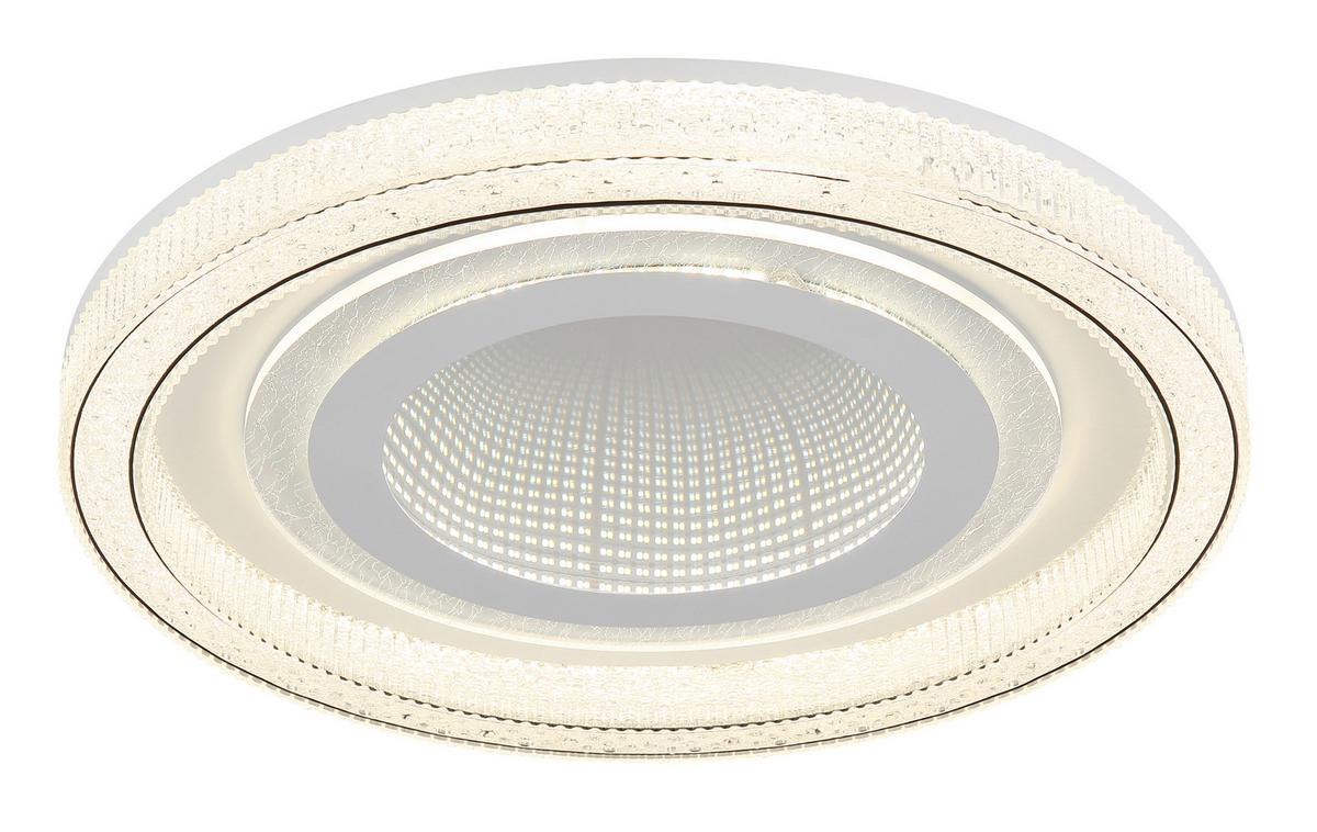 LED Mennyezeti Lámpa 48557-48w Alsuna - fehér/átlátszó, Konventionell, műanyag/fém (48/7cm) - Globo
