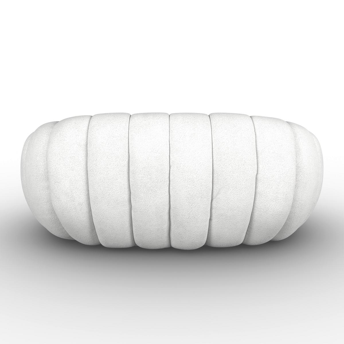 Sofa Lena Chenille Weiß - Weiß, MODERN, Holz/Textil (150/62/92cm)