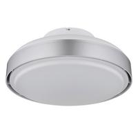 DECKENVENTILATOR 03667SI CARNEY - Weiss/Silberfarben, Basics, Kunststoff (45/20cm) - Globo