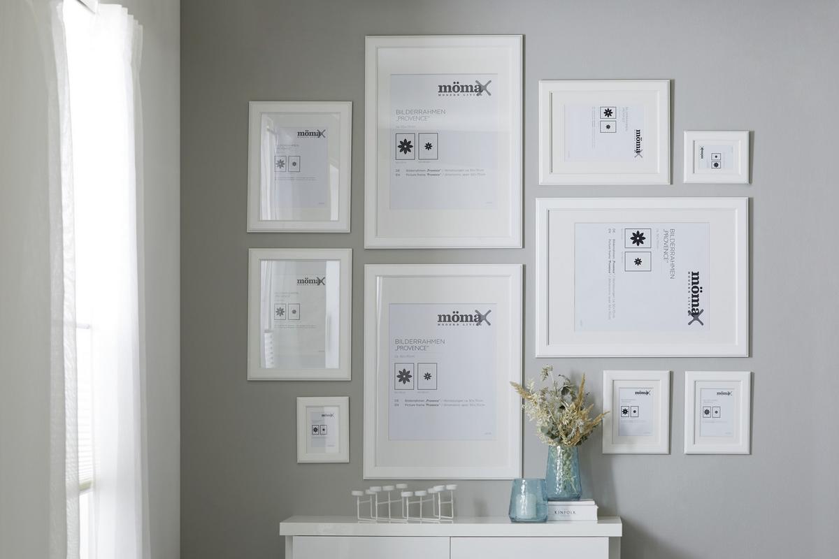 Rame foto, Provence - alb, Romantik / Landhaus, plastic/lemn (60/80cm) - Modern Living