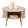 SOFFBORD SKANDY - naturfärgad, Modern, trämaterial/trä (60/40cm) - Premium Living