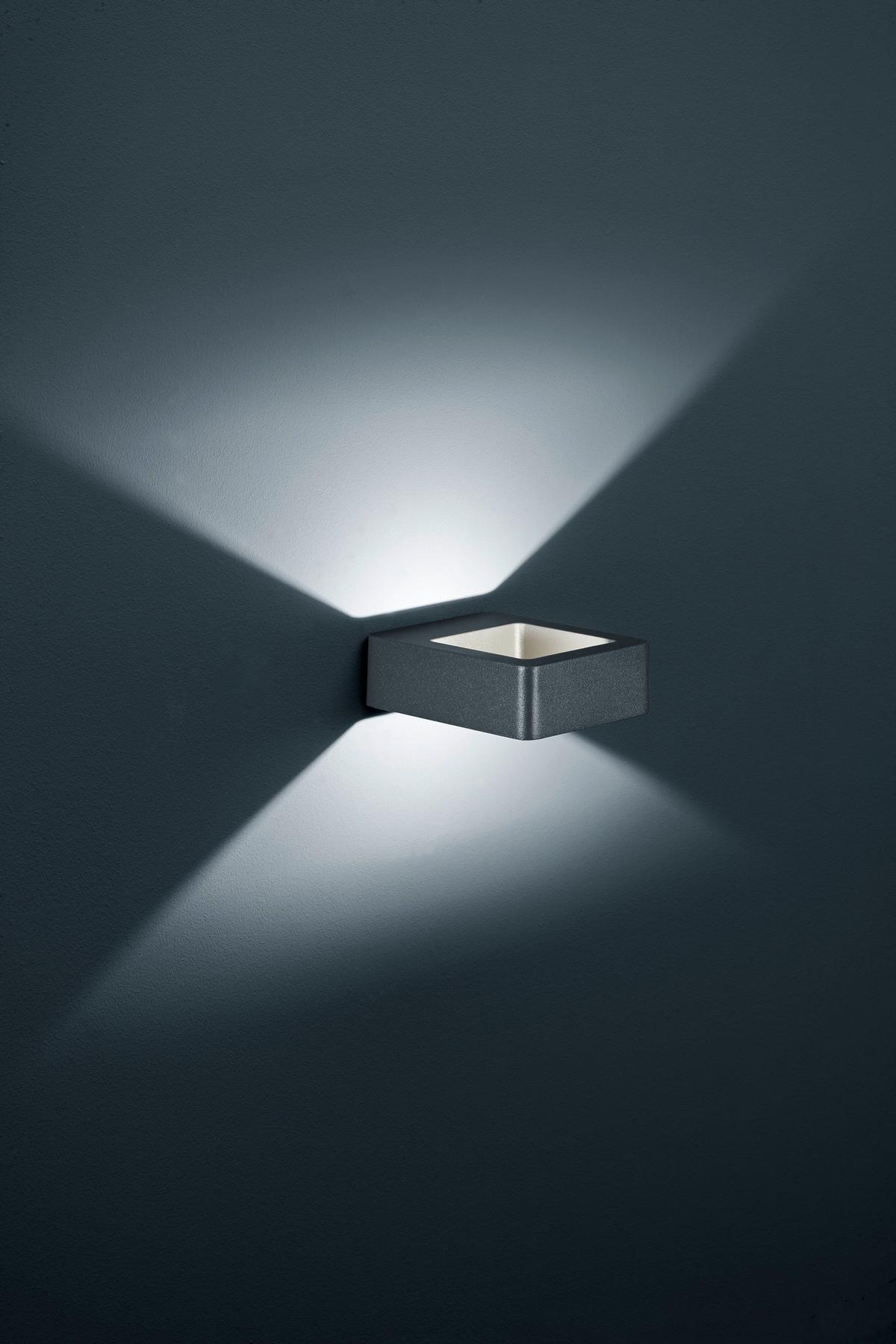 KINKIET ZEWNĘTRZNY 220760142 RENO - antracytowy, Basics, metal (12,0/4,5cm) - Trio Leuchten