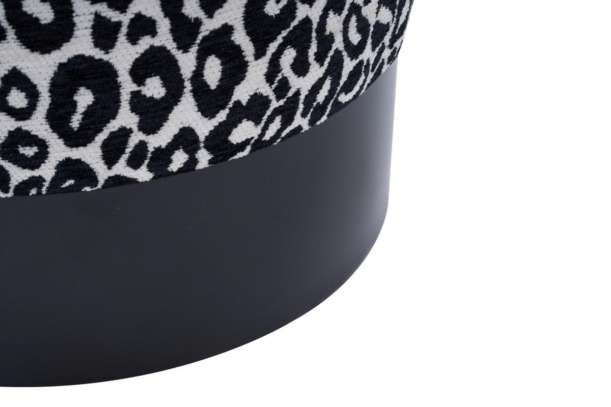 Tabure Baca - bijela/crna, Lifestyle, drvo/metal (35/35/42,5cm) - Mömax