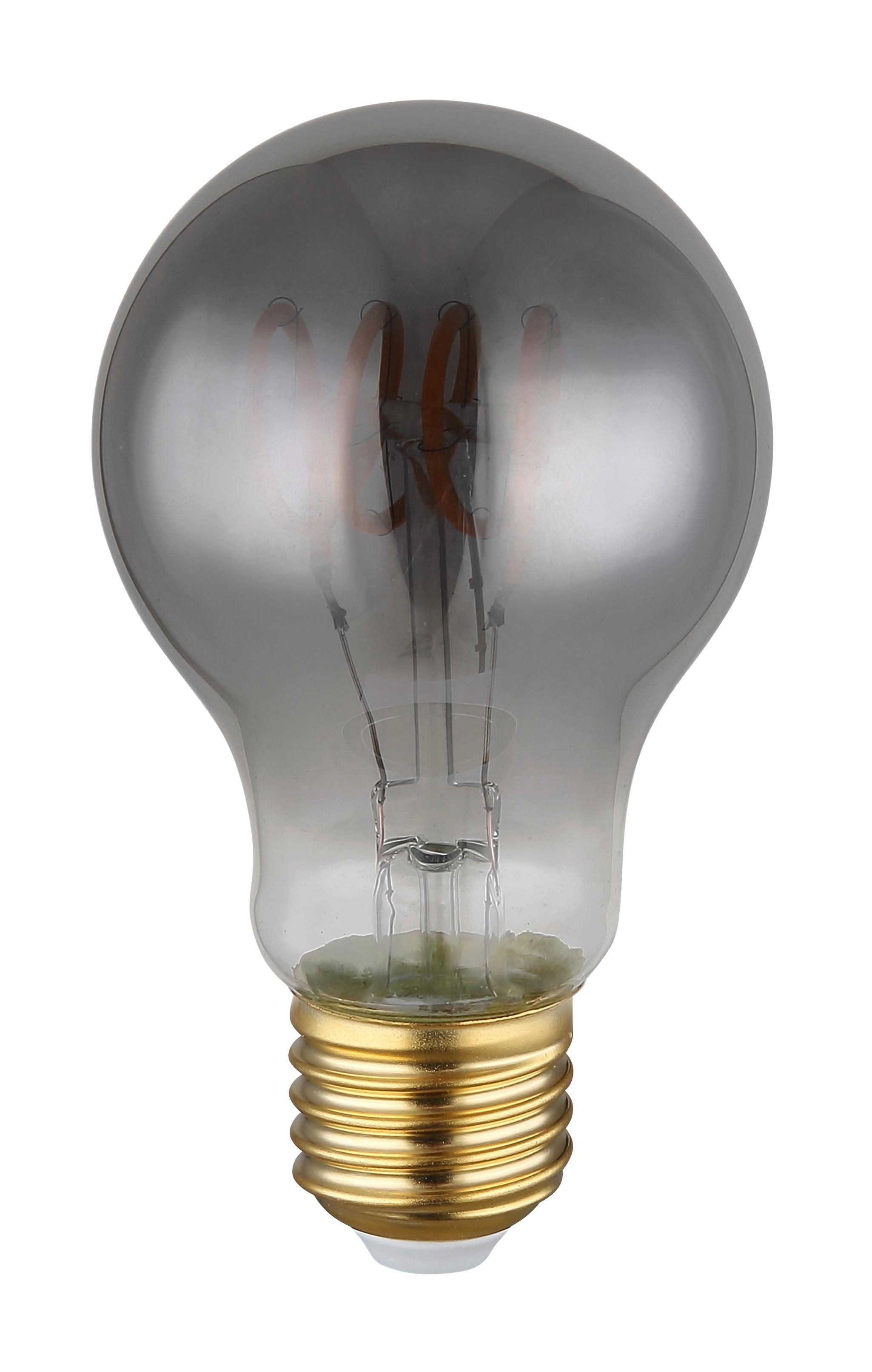 Led-sijalka 11403fs, E27, 4,5 W, Zlata - zlate barve, kovina/steklo (6/10,6cm) - Globo