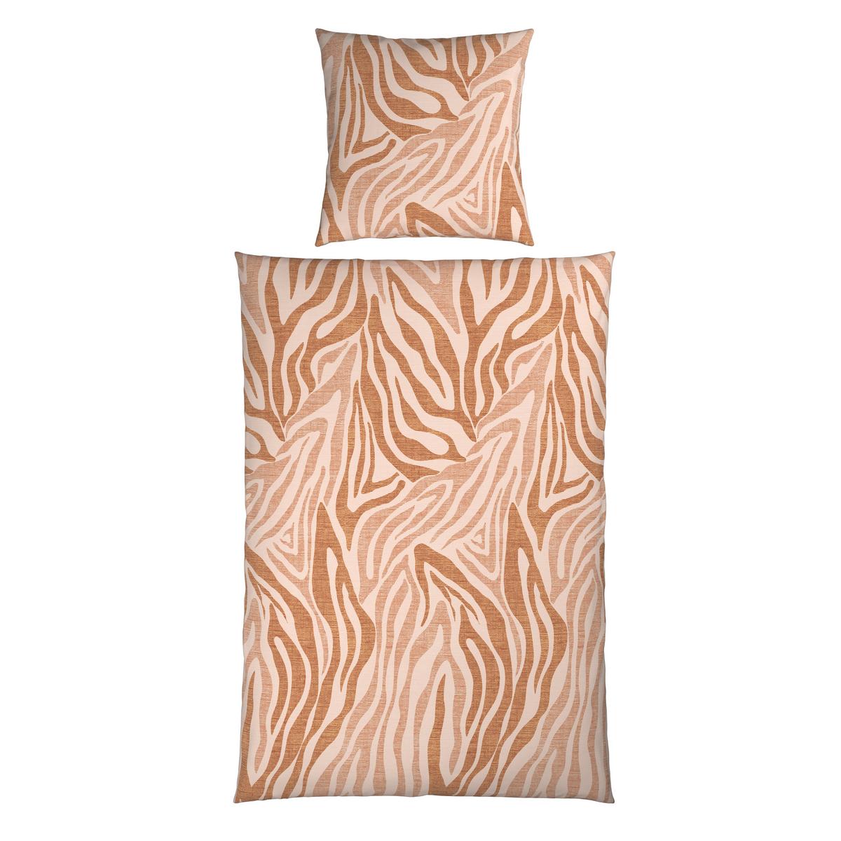 POŚCIEL ZEBRA - beżowy, tkanina (135/200cm) - Novel