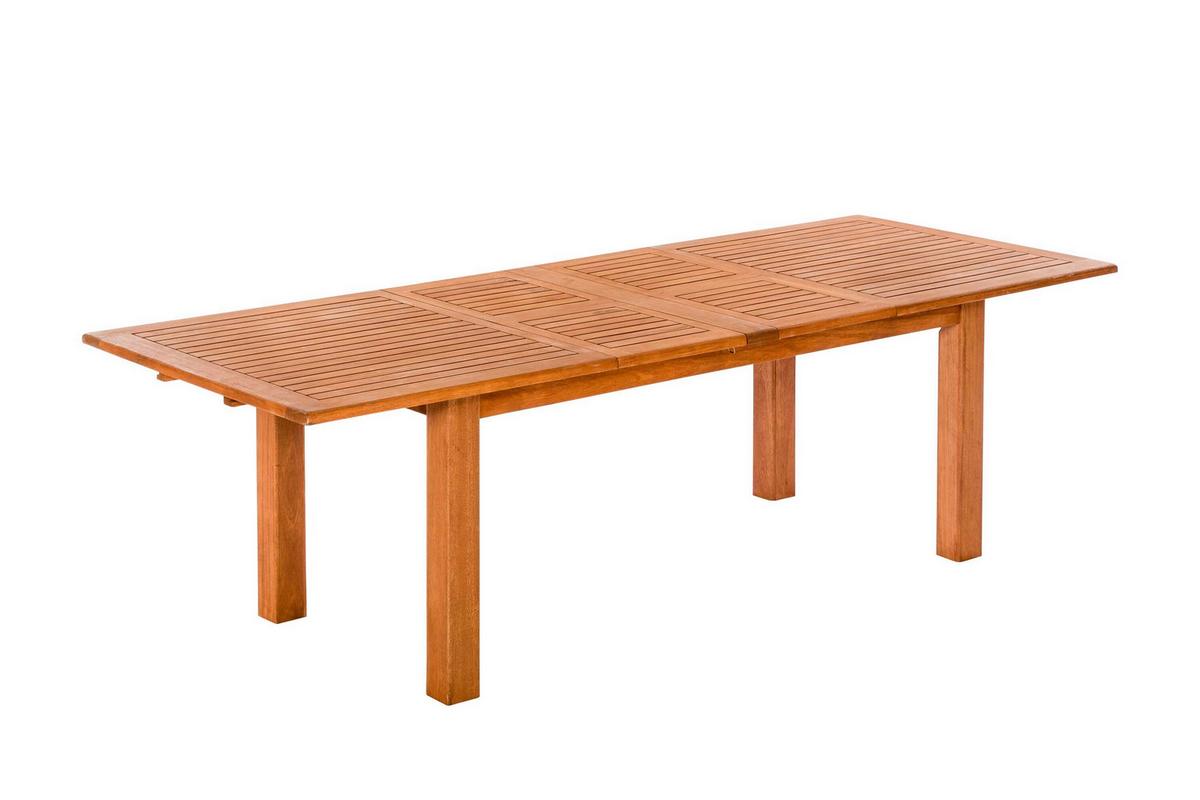 Gartentischgruppe Maracaibo 7-tlg. - Eukalyptusholzfarben, KONVENTIONELL, Holz - Gardenson