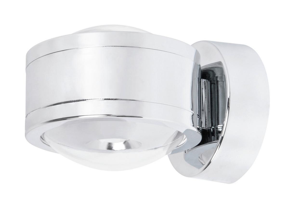 KINKIET LED MT67006 DUE PUNTO CHROM - kolor chromowy, Design, metal (14,3/11,2/9,0cm)