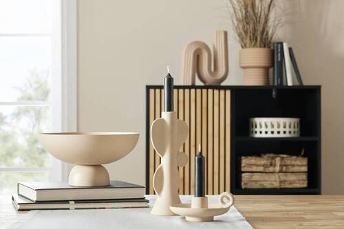 Kaspó Átm./ma.: Kb. 16/18cm Lilian - bézs, Basics, kerámia (16/18cm) - Modern Living