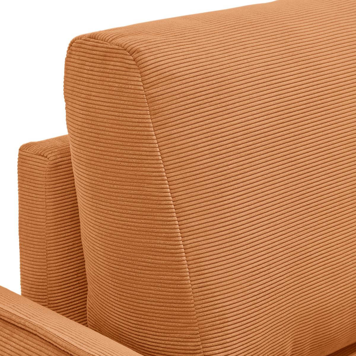 CANAPEA CU 3 LOCURI CUSTOM - portocaliu, Modern, textil (183/85/92cm) - Mömax