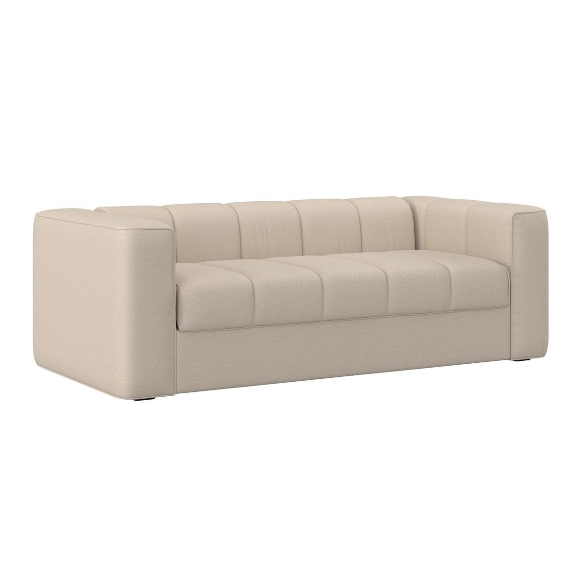 Trosjed Miranda - bež/crna, Moderno, drvni materijal/drvo (207/71/98cm) - Bessagi Home