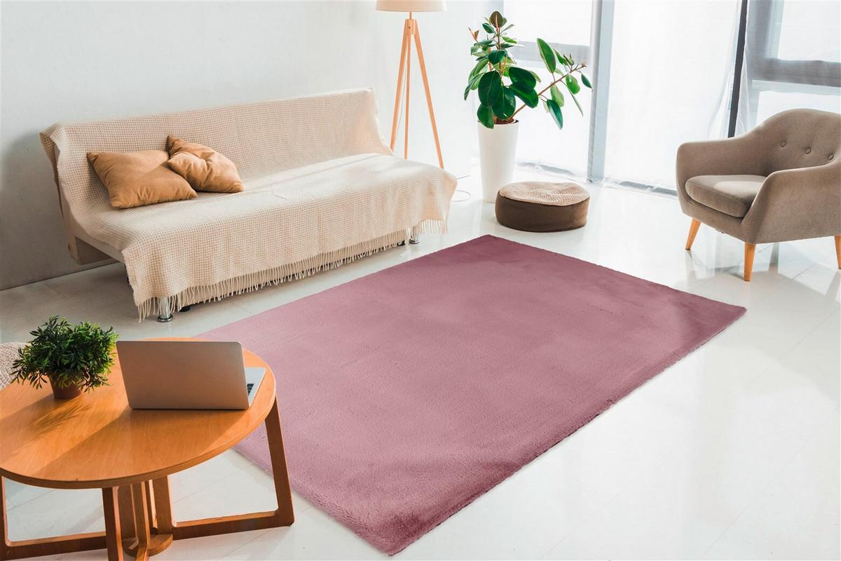Hochflorteppich Rabbit Light 525 Rosa - Rosa, Konventionell, Textil (200/290cm) - Kayoom