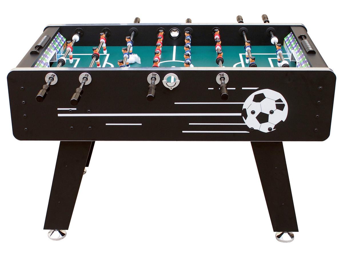 Tischfußball Arena in Schwarz - Schwarz, KONVENTIONELL, Holz (75/88/141cm) - Ambia Garden
