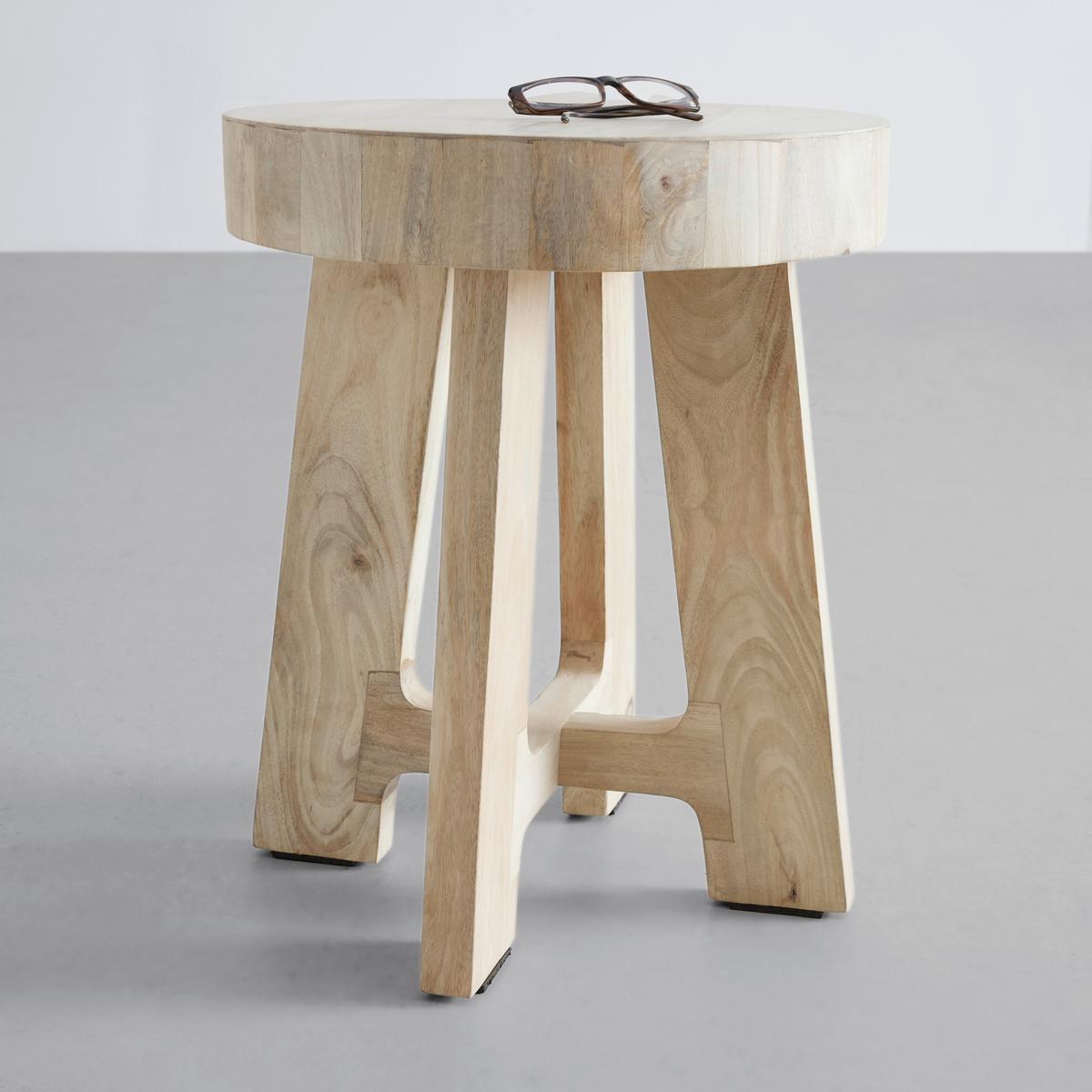 Beistelltisch Alex II in Naturfarben - Naturfarben, Natur, Holz (46/56/46cm) - Zandiara