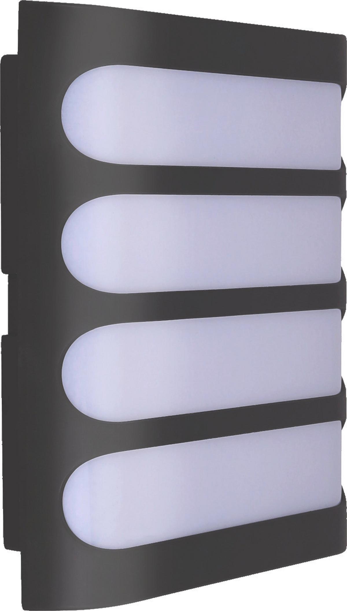 Kültéri Falikar Austin 31650 - sötétszürke/fehér, Basics, műanyag (27,5/10,5/6cm)