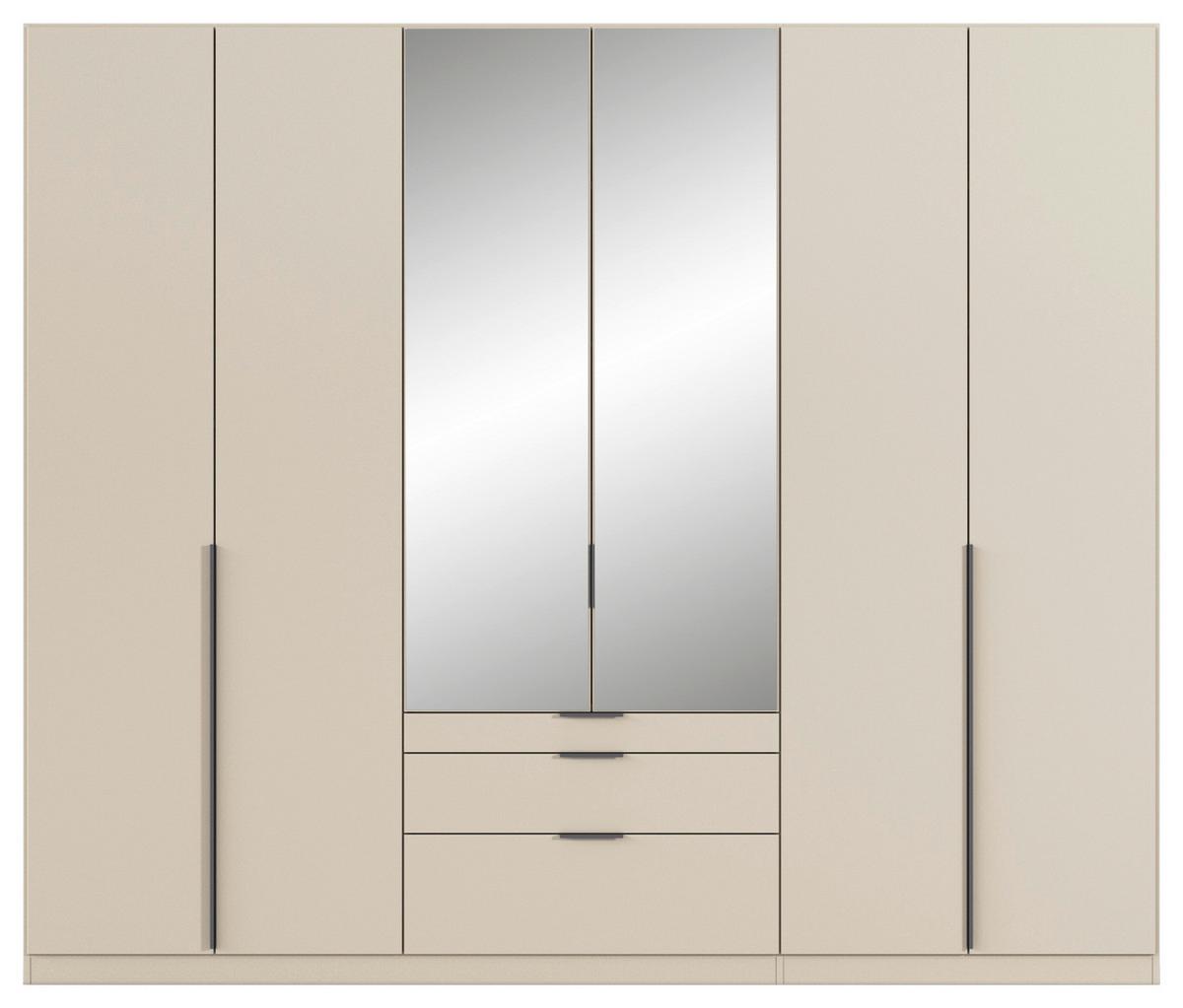 Ormar S Klasničnim Vratima Alabama - siva/srebrne boje, Moderno, drvni materijal/metal (271/229/54cm) - Modern Living