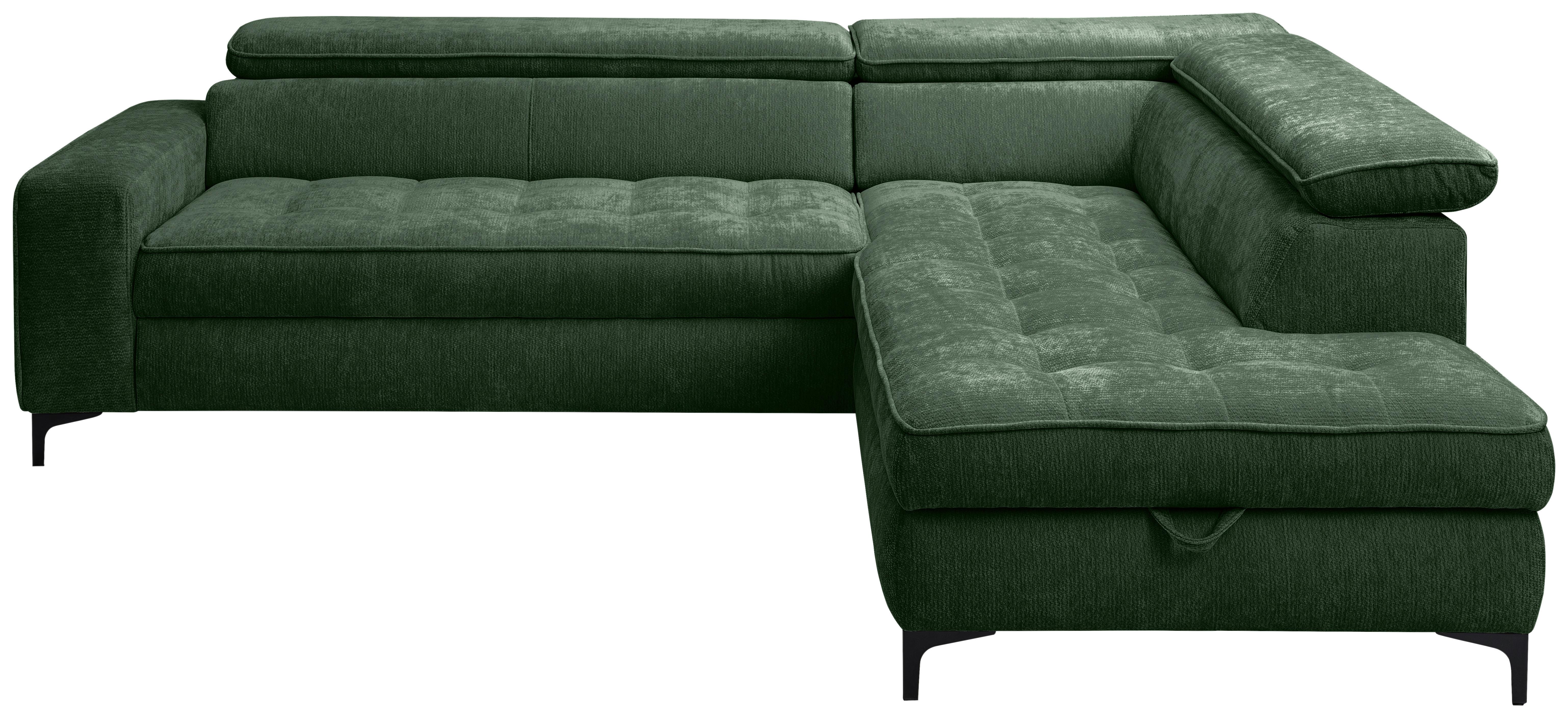 COLțAR TALIA - verde închis, Basics, textil (251/70-90/203cm) - Modern Living