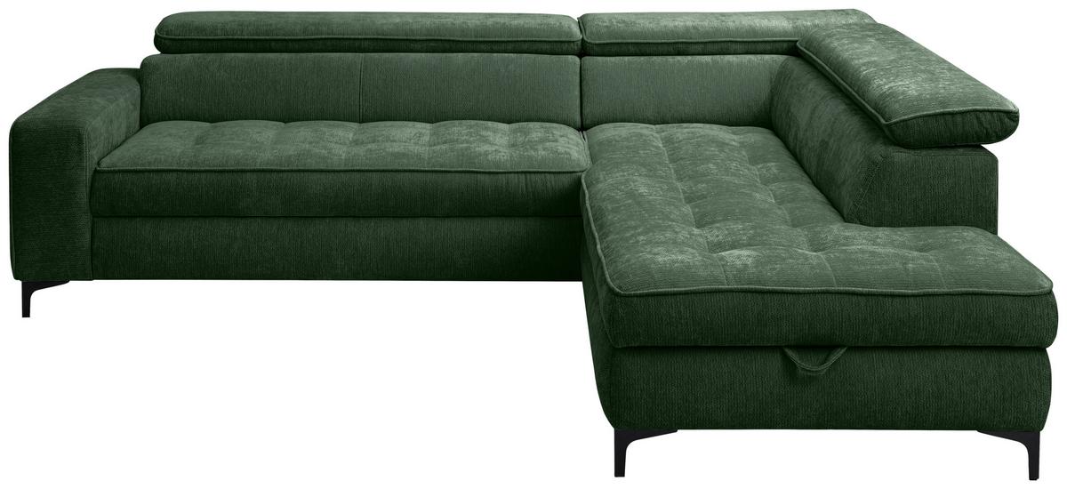 COLțAR TALIA - verde închis, Basics, textil (251/70-90/203cm) - Modern Living