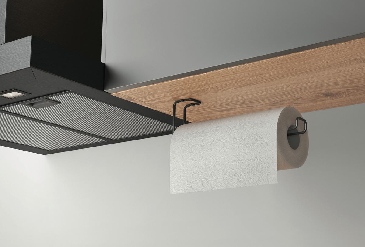 Konyhai Papírtörlő Tartó Papiro Lava - fém (30/10/3cm) - Metaltex