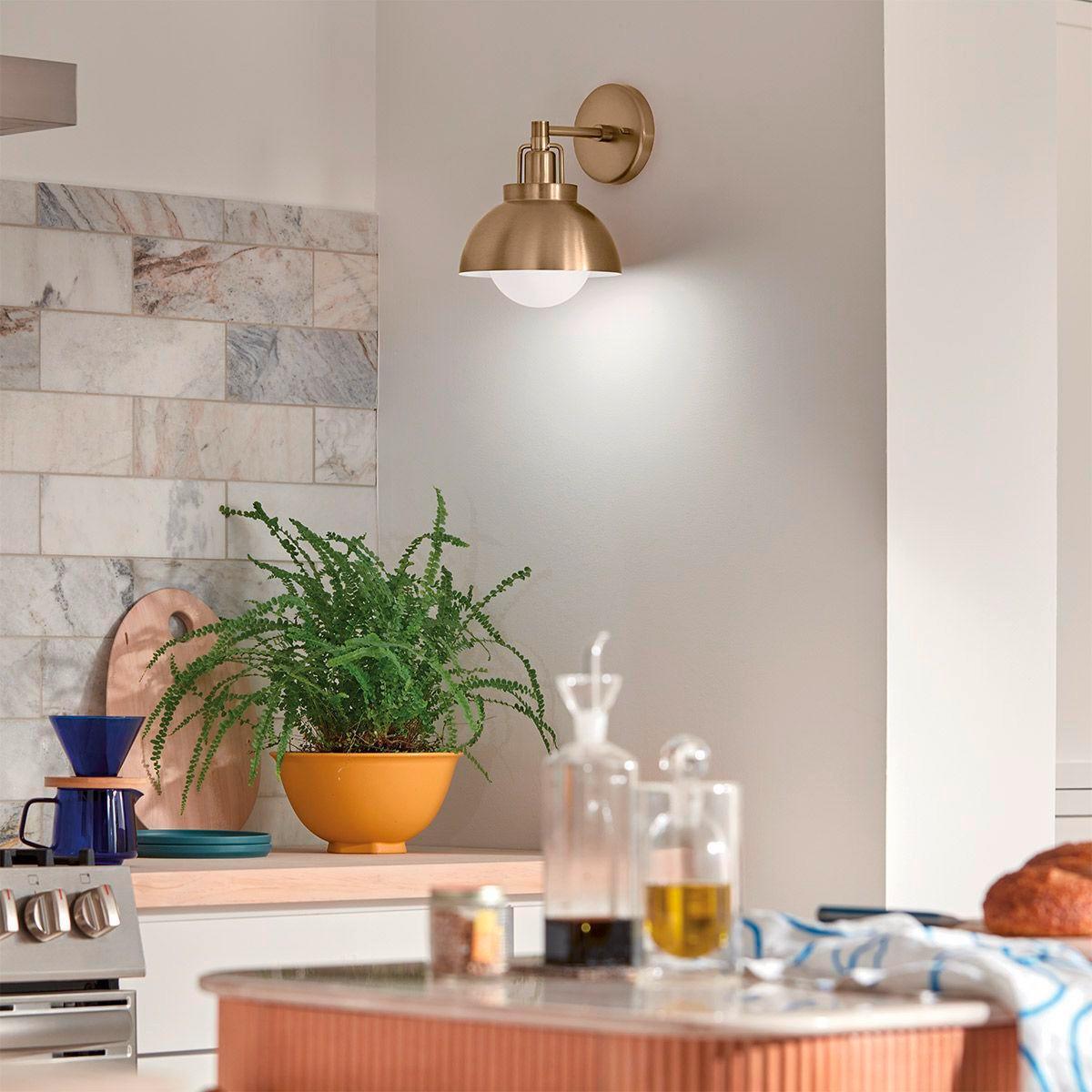Falilámpa Kl-Niva-1w-1p-Cpz - Pezsgő, Konventionell, fém (22,7/20,3/24,1cm) - Elstead Lighting
