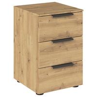 SZAFKA NOCNA FLIPP - czarny/kolor grafitowy, Modern, materiał drewnopochodny/tworzywo sztuczne (40/61/42cm) - Rauch Möbel
