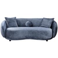 Sofa Stella - plava/crna, Moderno, drvo/tekstil (210/75/100cm) - Mömax