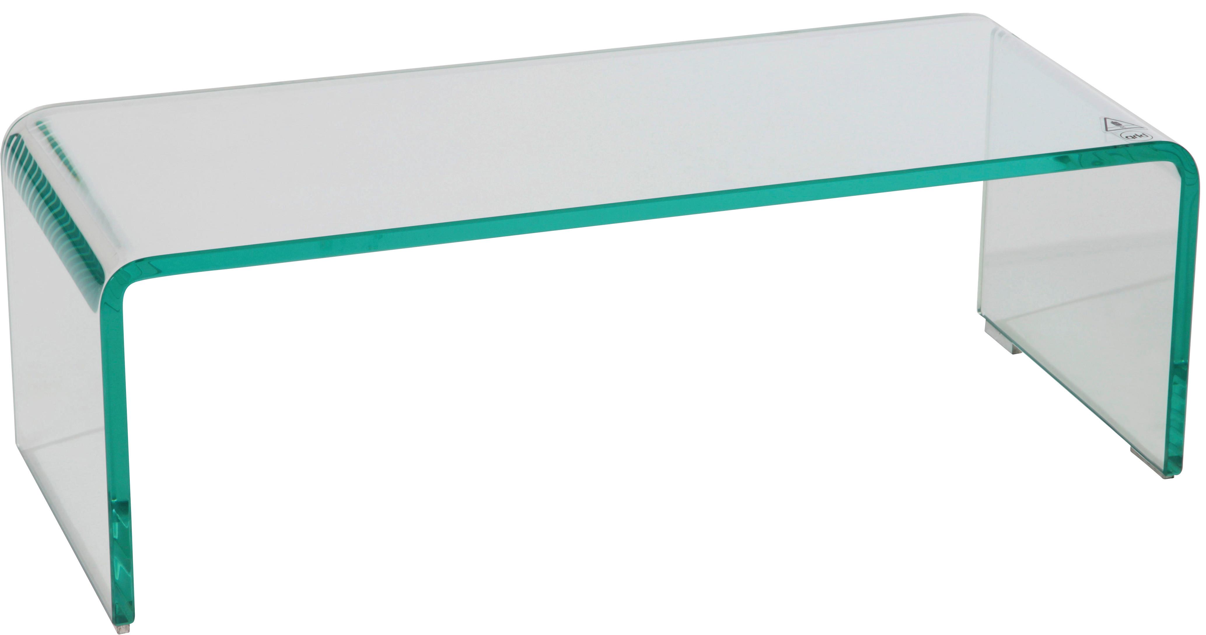 Tv-rátét Átlátszó Üveg Hagen - átlátszó, Modern, Üveg (60/20/25cm)