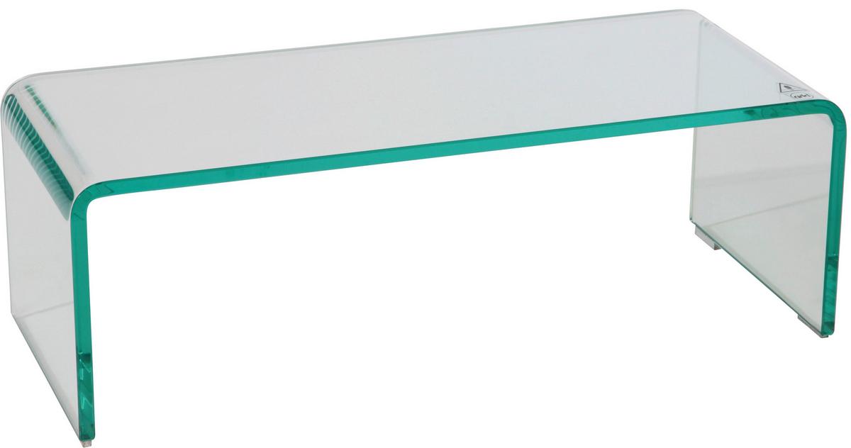 Tv-rátét Átlátszó Üveg Hagen - átlátszó, Modern, Üveg (60/20/25cm)