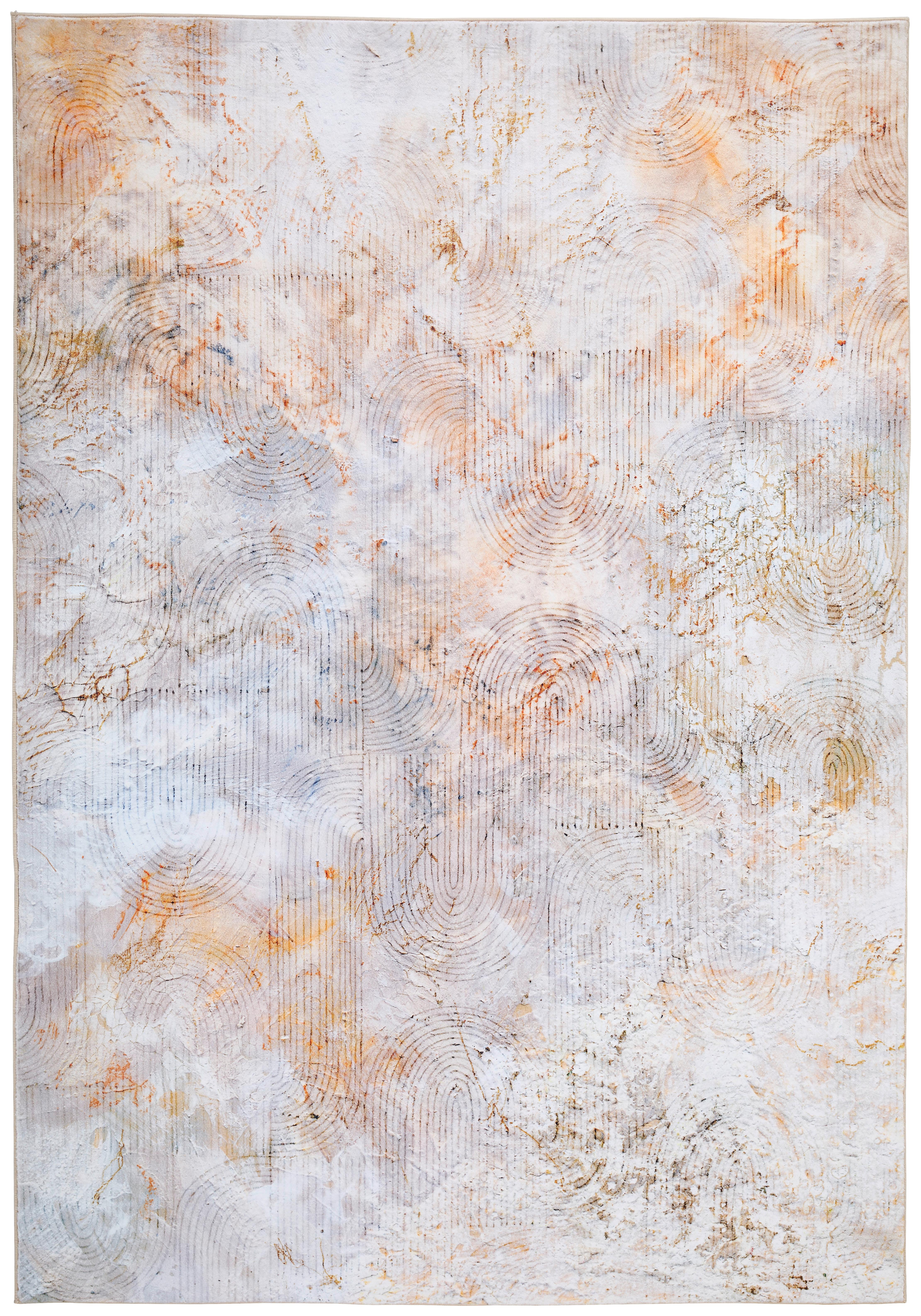 DYWAN TKANY LUNA - różnokolorowy/pomarańczowy, Design, tkanina (140/200cm) - Novel