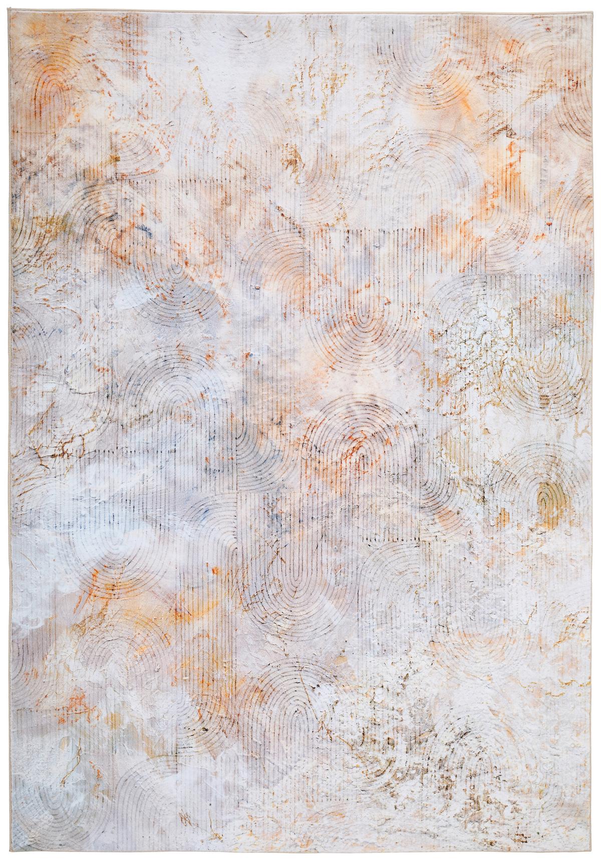 DYWAN TKANY LUNA - różnokolorowy/pomarańczowy, Design, tkanina (140/200cm) - Novel
