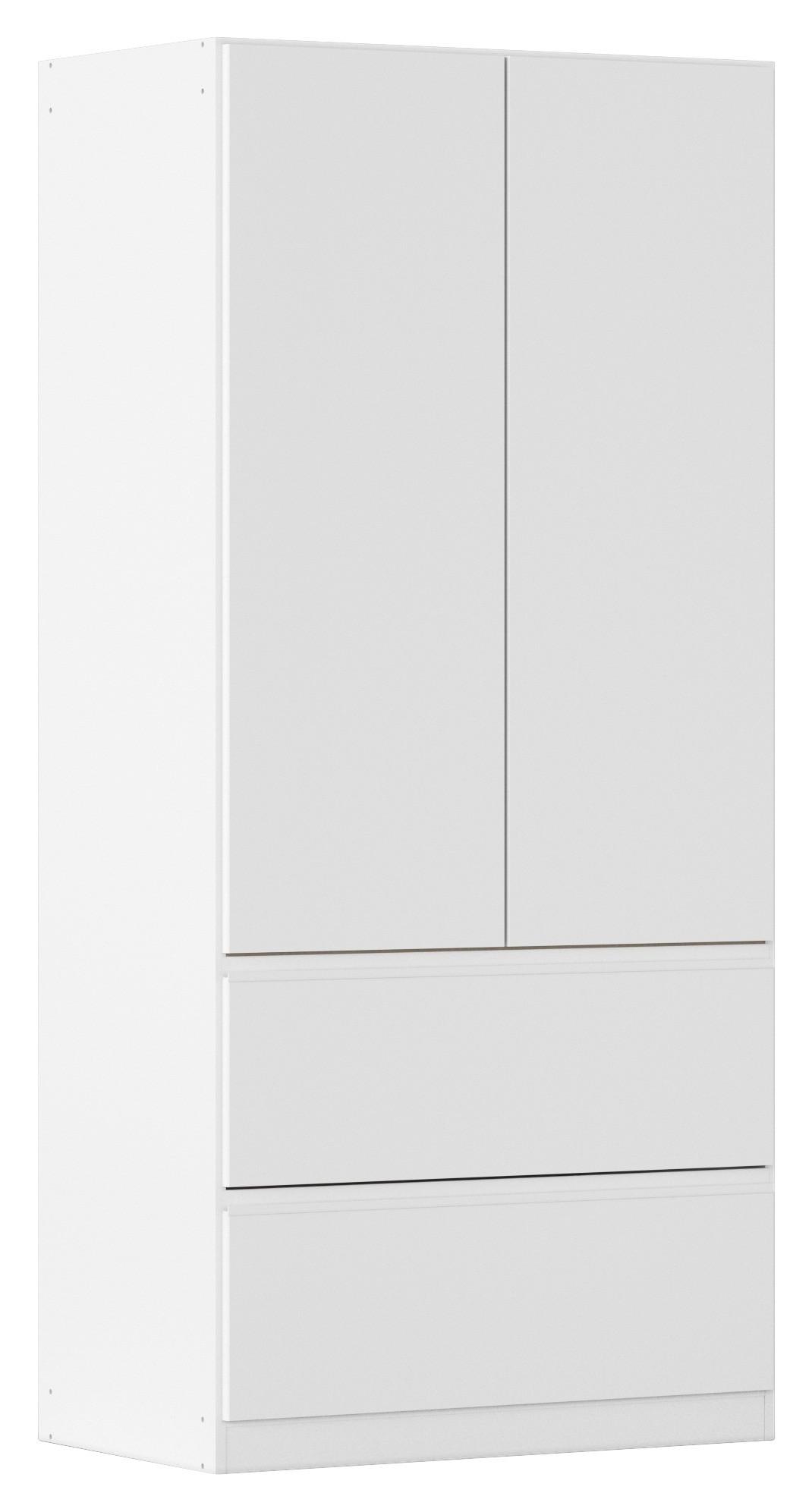 Omara S Klasičnimi Vrati Costa, Bela - bela, Moderno, leseni material (91/197/54cm) - Rauch Möbel
