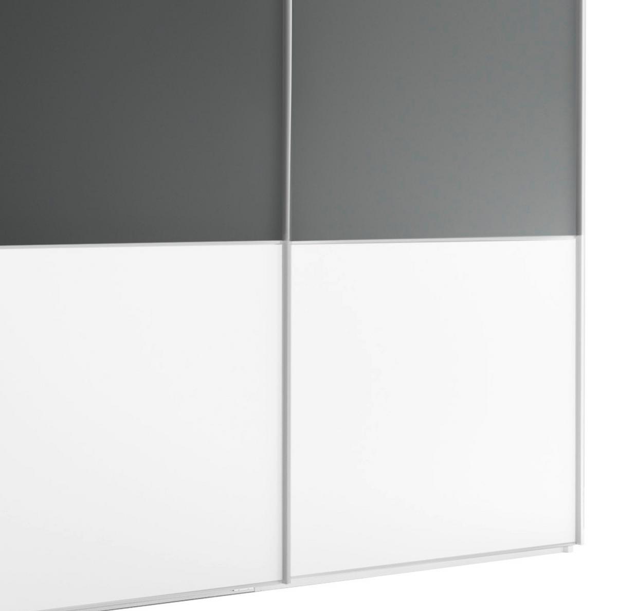 Ormar S Kliznim Vratima Includo - bijela/antracit, Design (280/222/68cm) - Premium Living