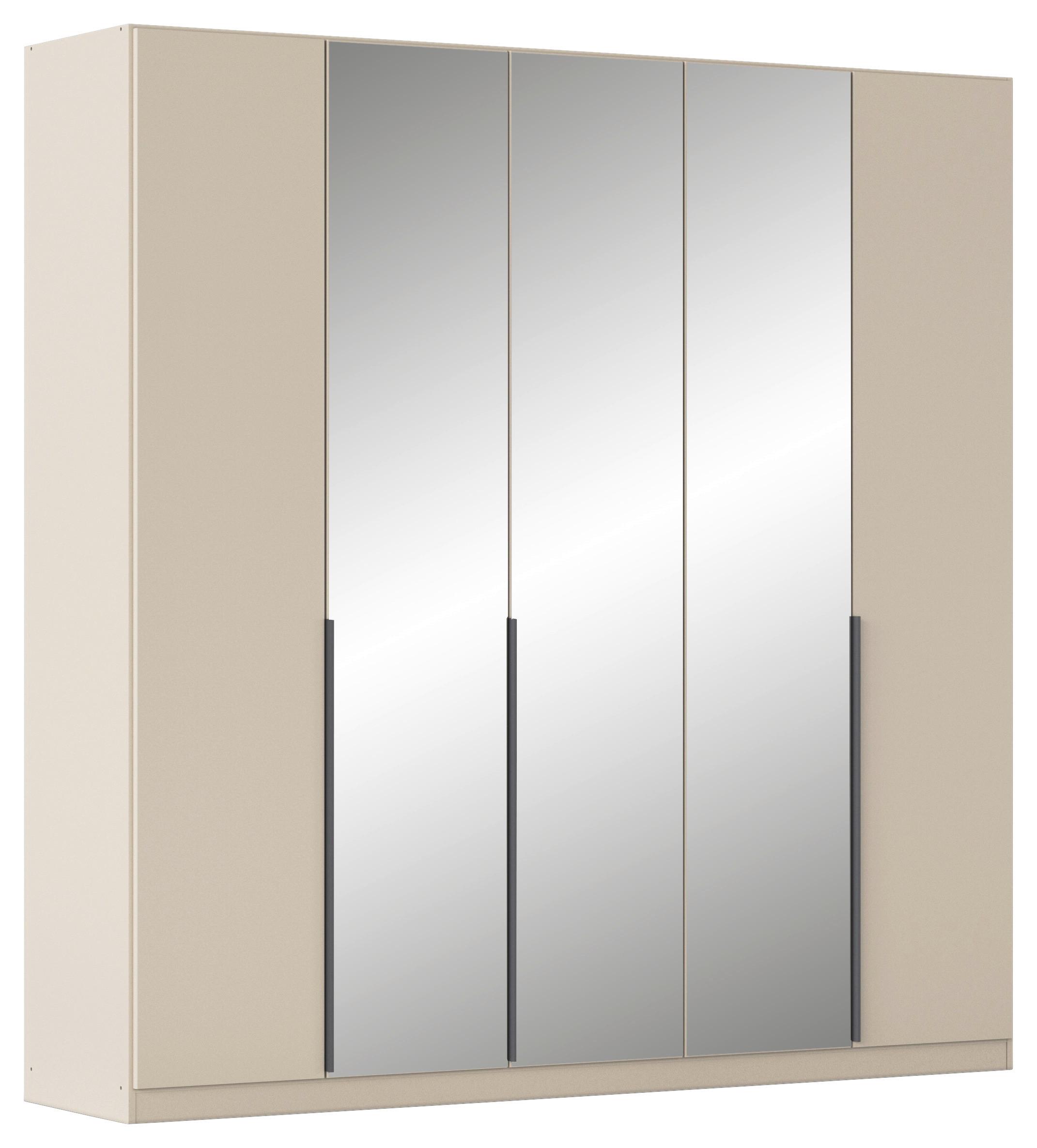 Drehtürenschrank Alabama Champagner - Champagner/Grau, MODERN, Holzwerkstoff/Metall (226/229/54cm) - Rauch Möbel