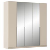 Drehtürenschrank Alabama Champagner - Champagner/Grau, MODERN, Holzwerkstoff/Metall (226/229/54cm) - Rauch Möbel