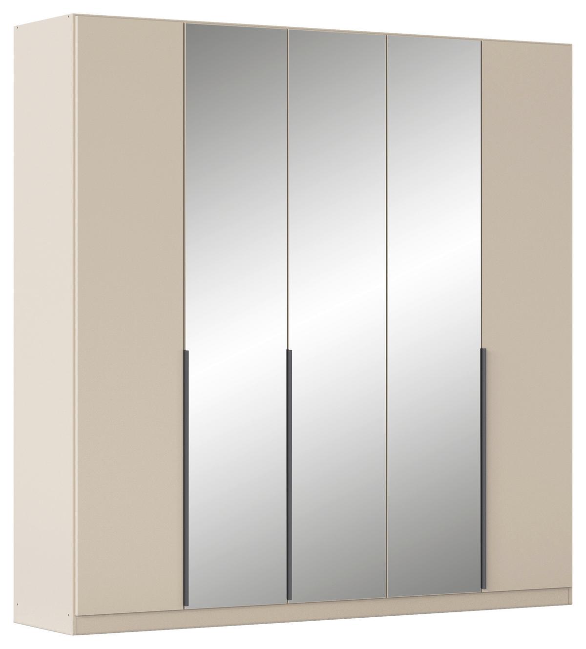 Drehtürenschrank Alabama Champagner - Champagner/Grau, MODERN, Holzwerkstoff/Metall (226/229/54cm) - Rauch Möbel