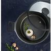 GRYTA BLACK LINE - klar/svart, Klassisk, metall/glas (28/12,8cm) - Gourmesto