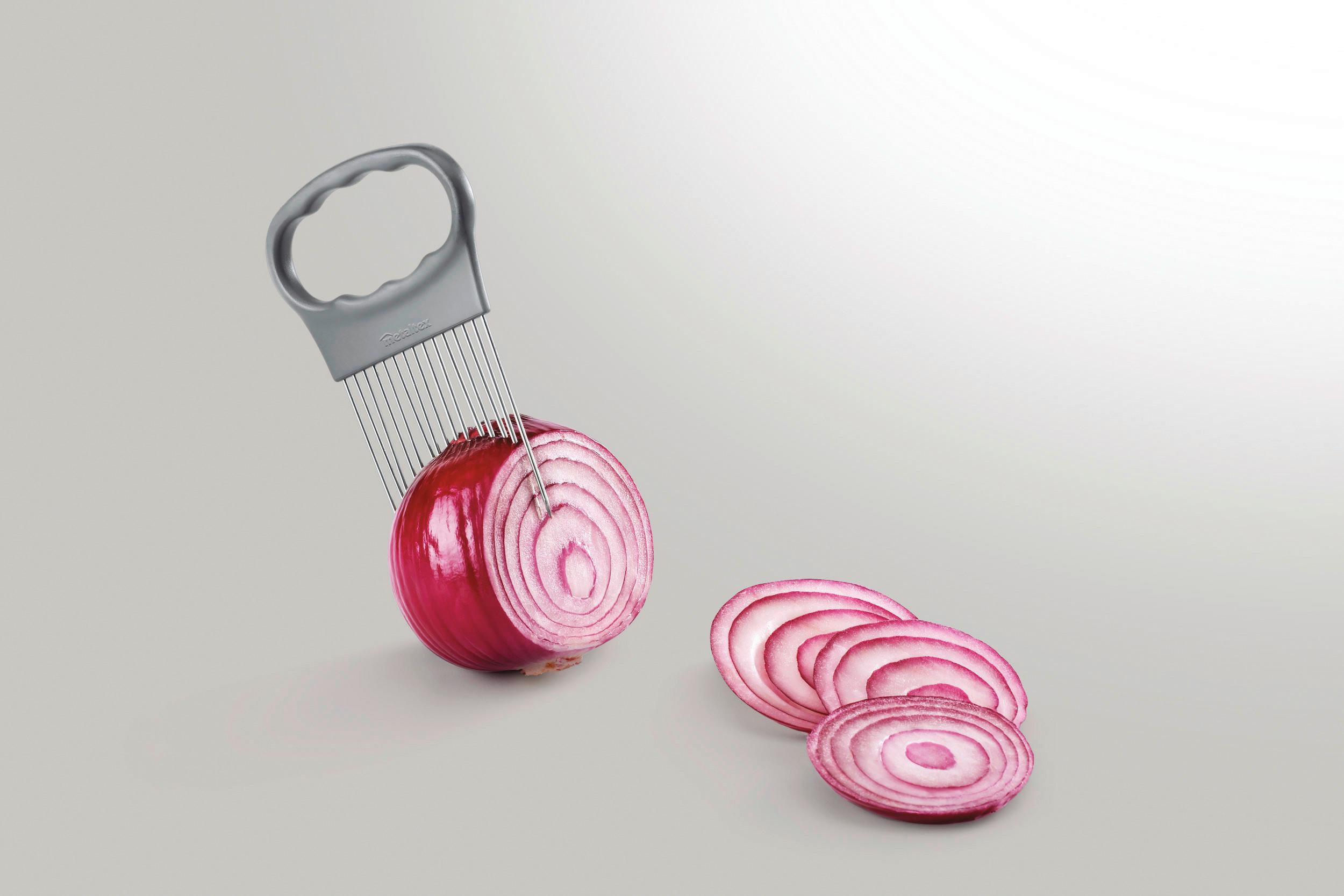 Zöldségszeletelő Onion - műanyag/fém (12/16/1,3cm)