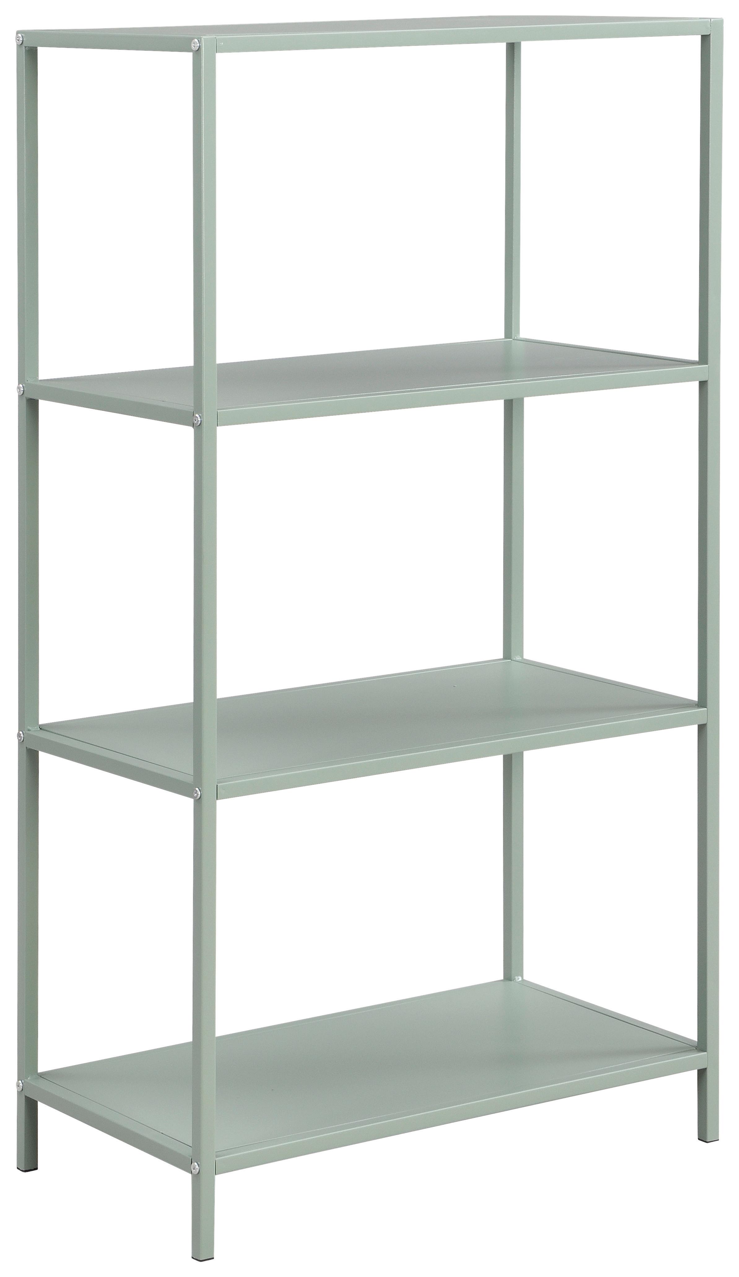 Regal Havanna Grün - Grün, MODERN, Holzwerkstoff/Metall (60/113/33cm) - Mömax