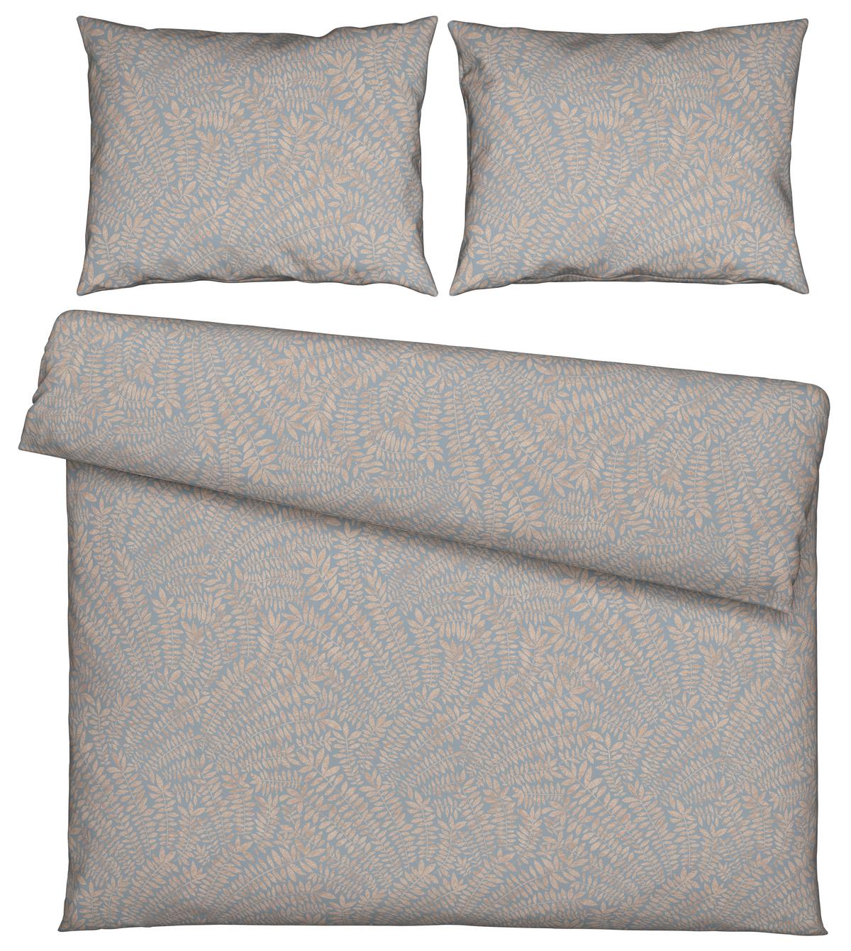 Lenjerie de pat Lorita cca. 200x220/2x50x70 cm - albastru, textil (200/220cm) - Modern Living